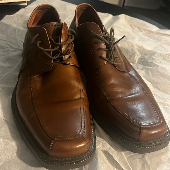 Johnston & Murphy Other - Johnston Murphy Crown Aristocraft Mens Oxfords Brown Leather Size 12